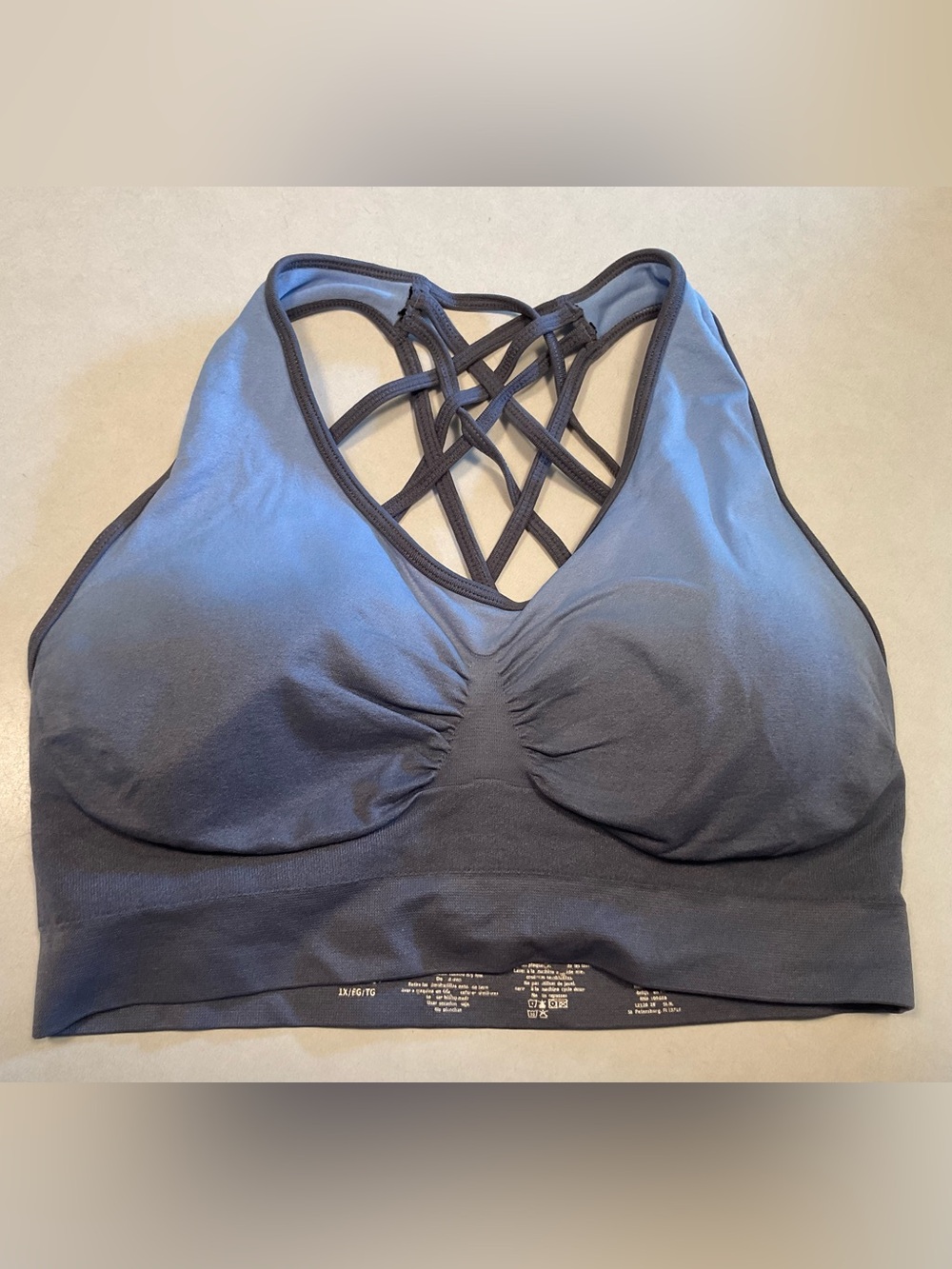 Rhonda Shear Tie-Dye Seamless Bra